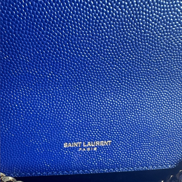 Blue Medium YSL Saint Laurent Kate Bag. In Excellent condition. - Picture 5 of 13